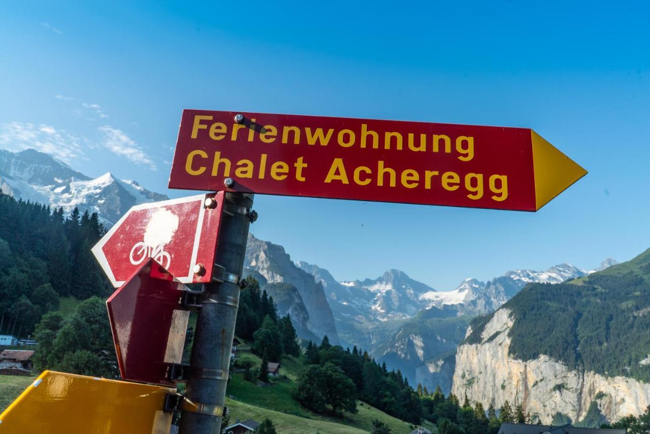 Chalet Acheregg Wengen Zewnętrze zdjęcie